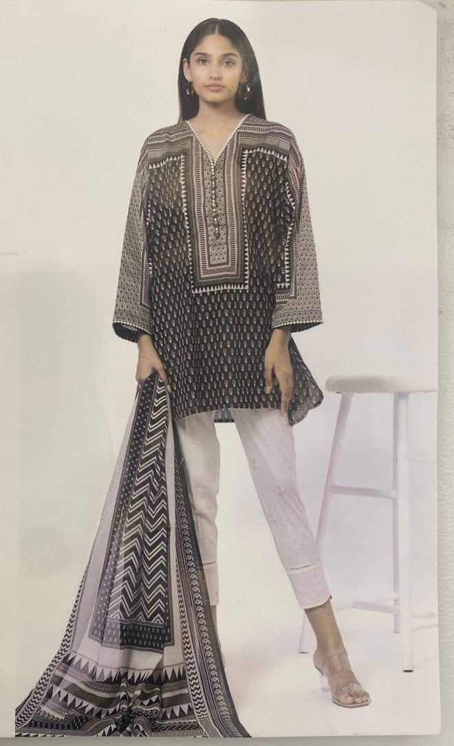 UNSTITCHED-2pc Khaadi 53 Lawn Printed