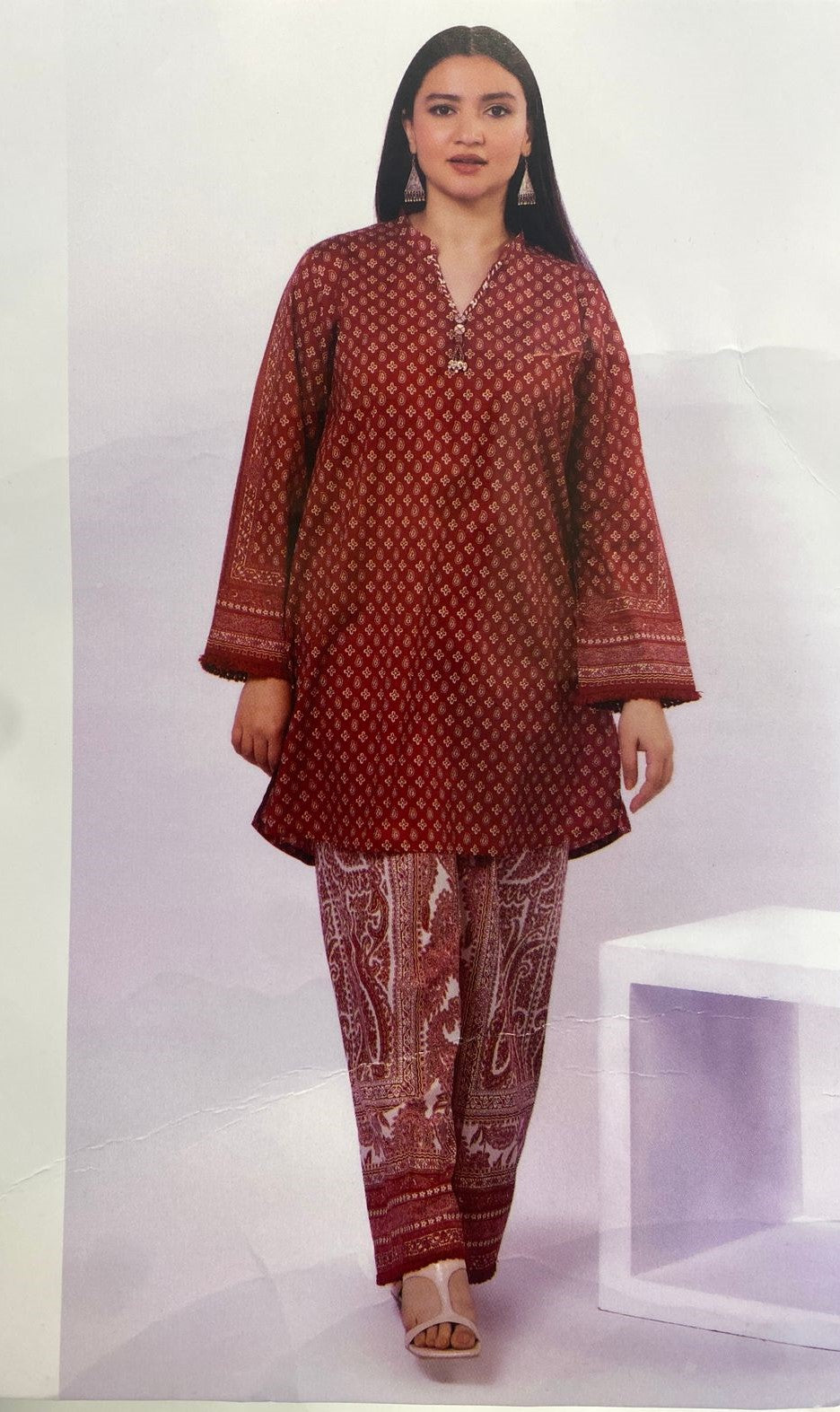 UNSTITCHED-2pc Khaadi 82 Lawn Printed