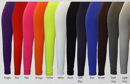 LEGGINGS-Solid Churidar