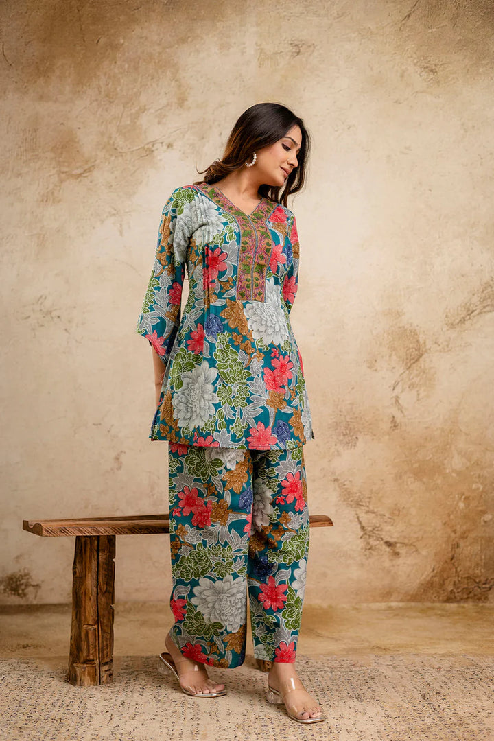 CO-ORD SET- Cotton, Multi