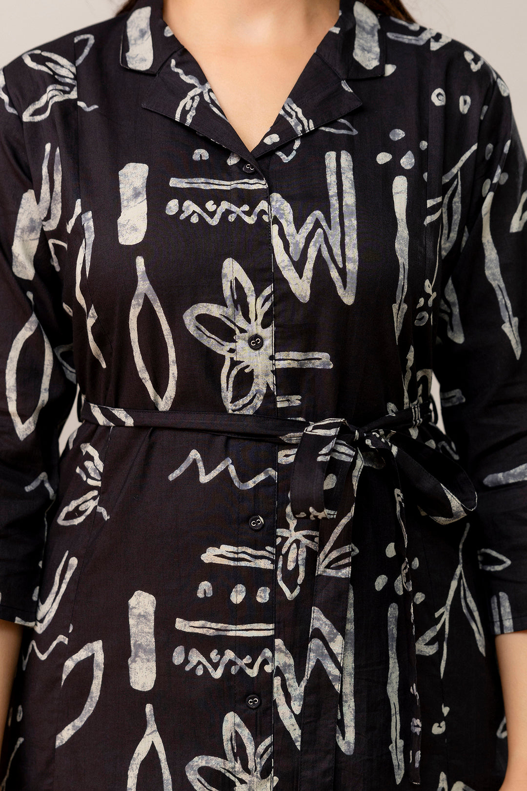 DRESS-Long Pure Cotton