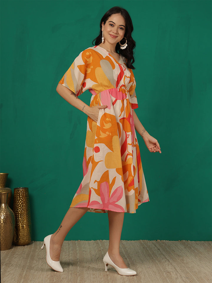 DRESS-Long Pure Cotton