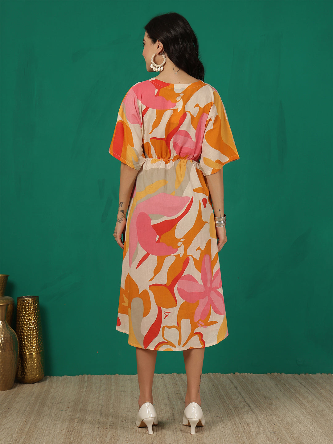 DRESS-Long Pure Cotton