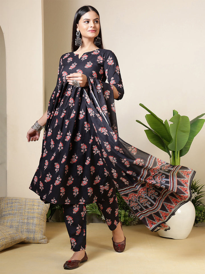 DUPATTA SETS-A Line Cotton