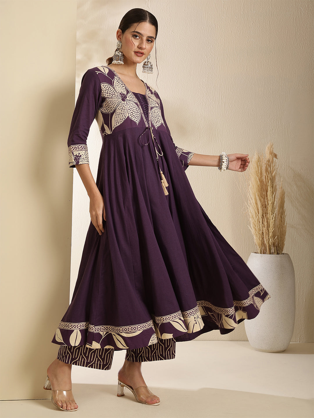 DUPATTA SETS-A Line Cotton