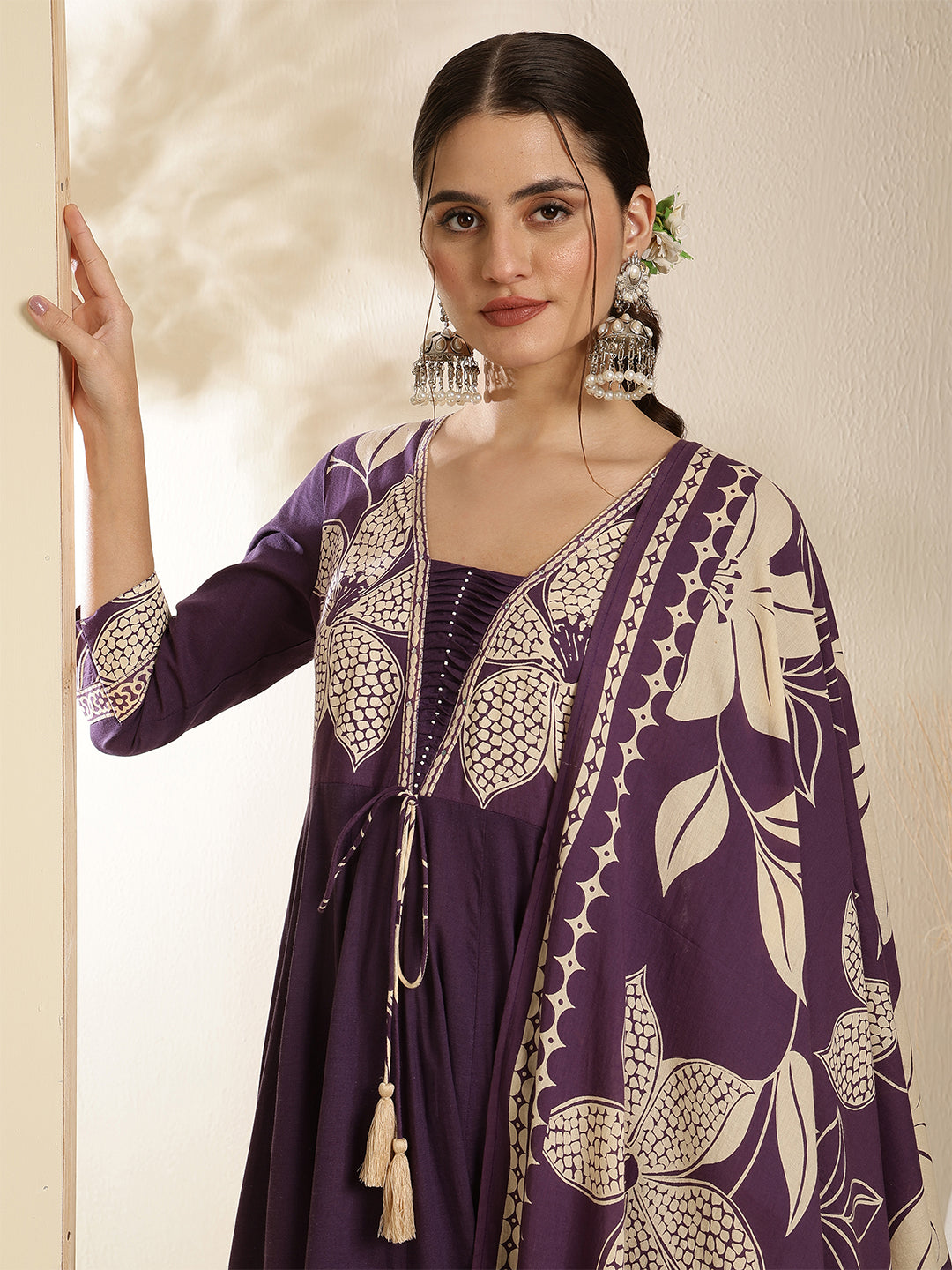 DUPATTA SETS-A Line Cotton