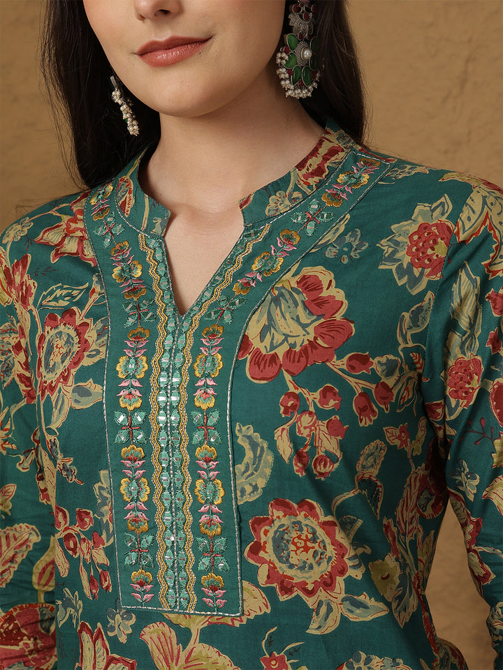 DUPATTA SETS-Straight Pure Cotton