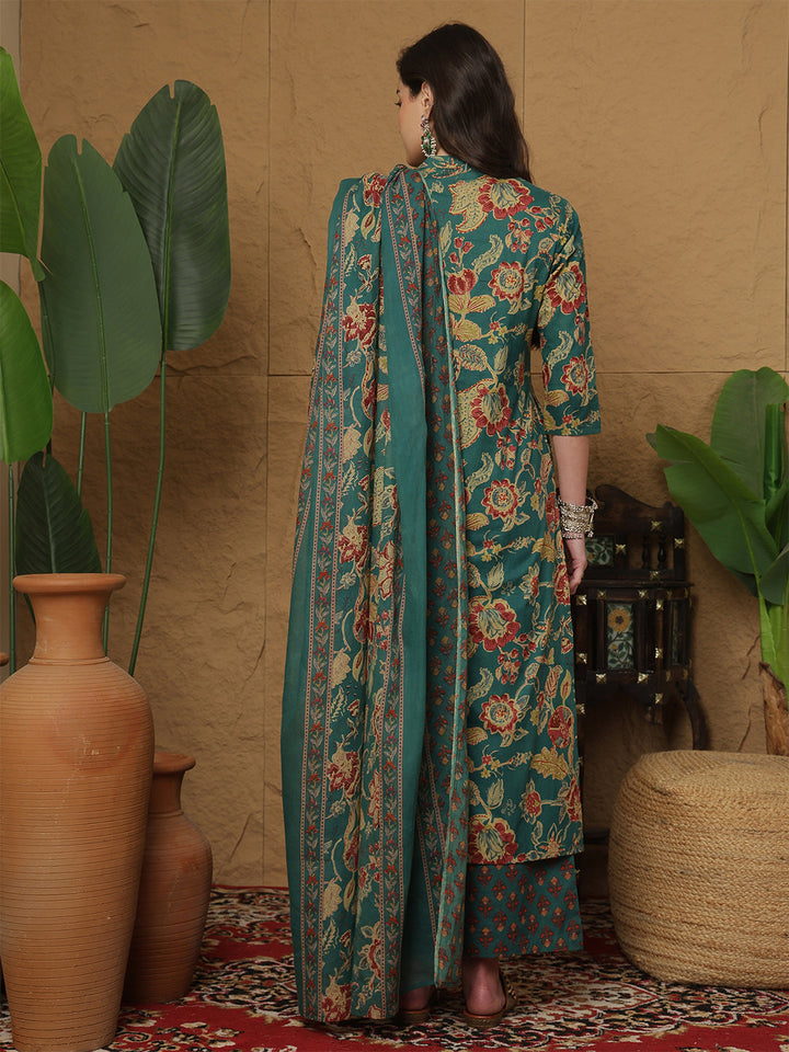 DUPATTA SETS-Straight Pure Cotton