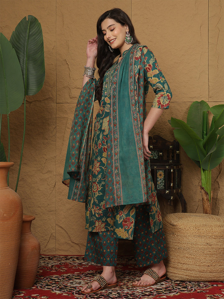 DUPATTA SETS-Straight Pure Cotton