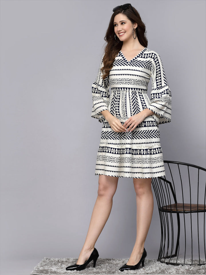 DRESS-Midi Rayon