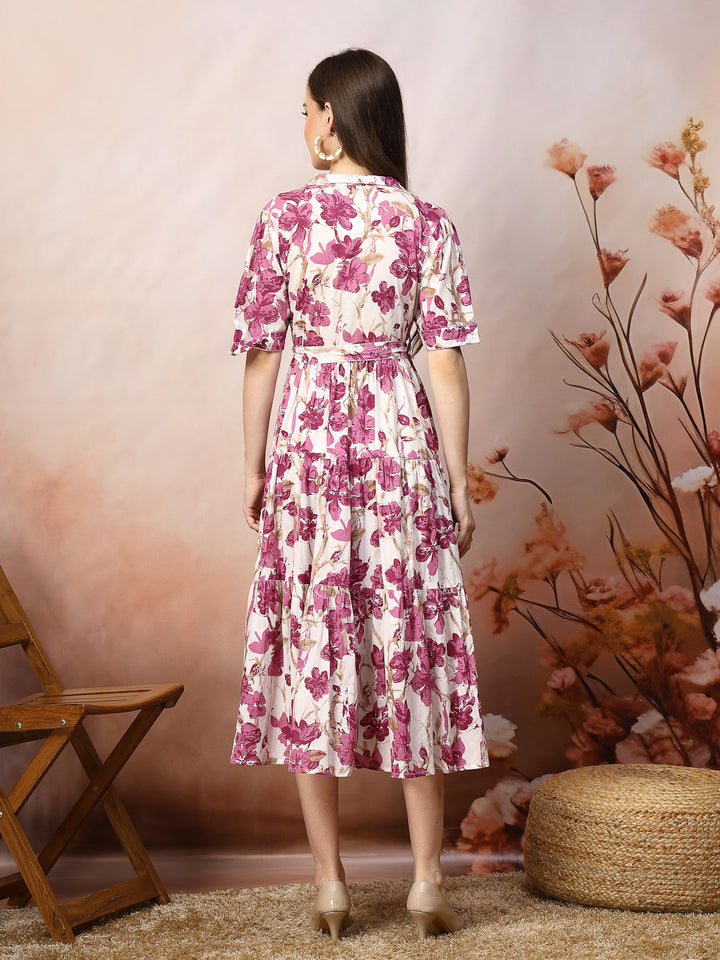 DRESS-Long Pure Cotton