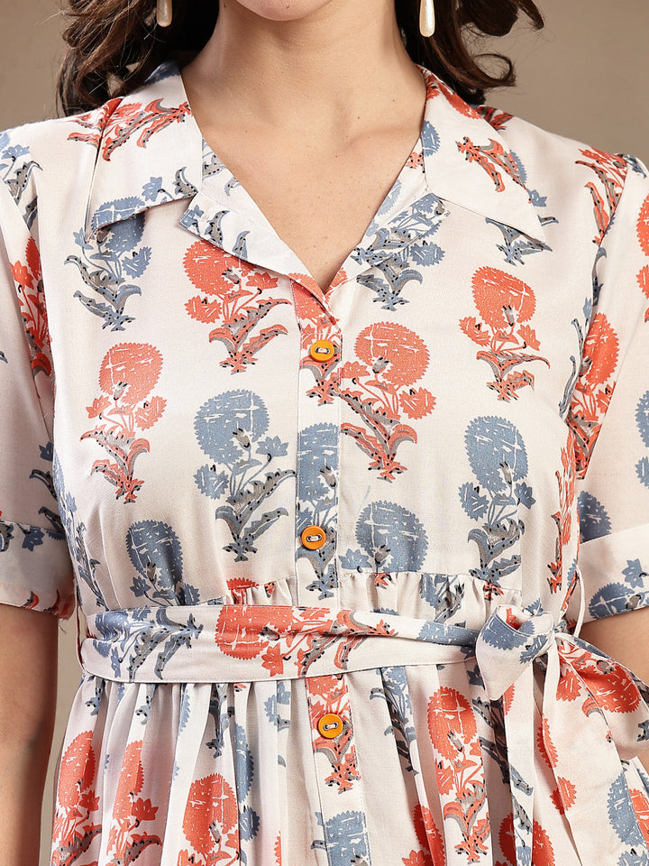 DRESS-Middi Pure Cotton