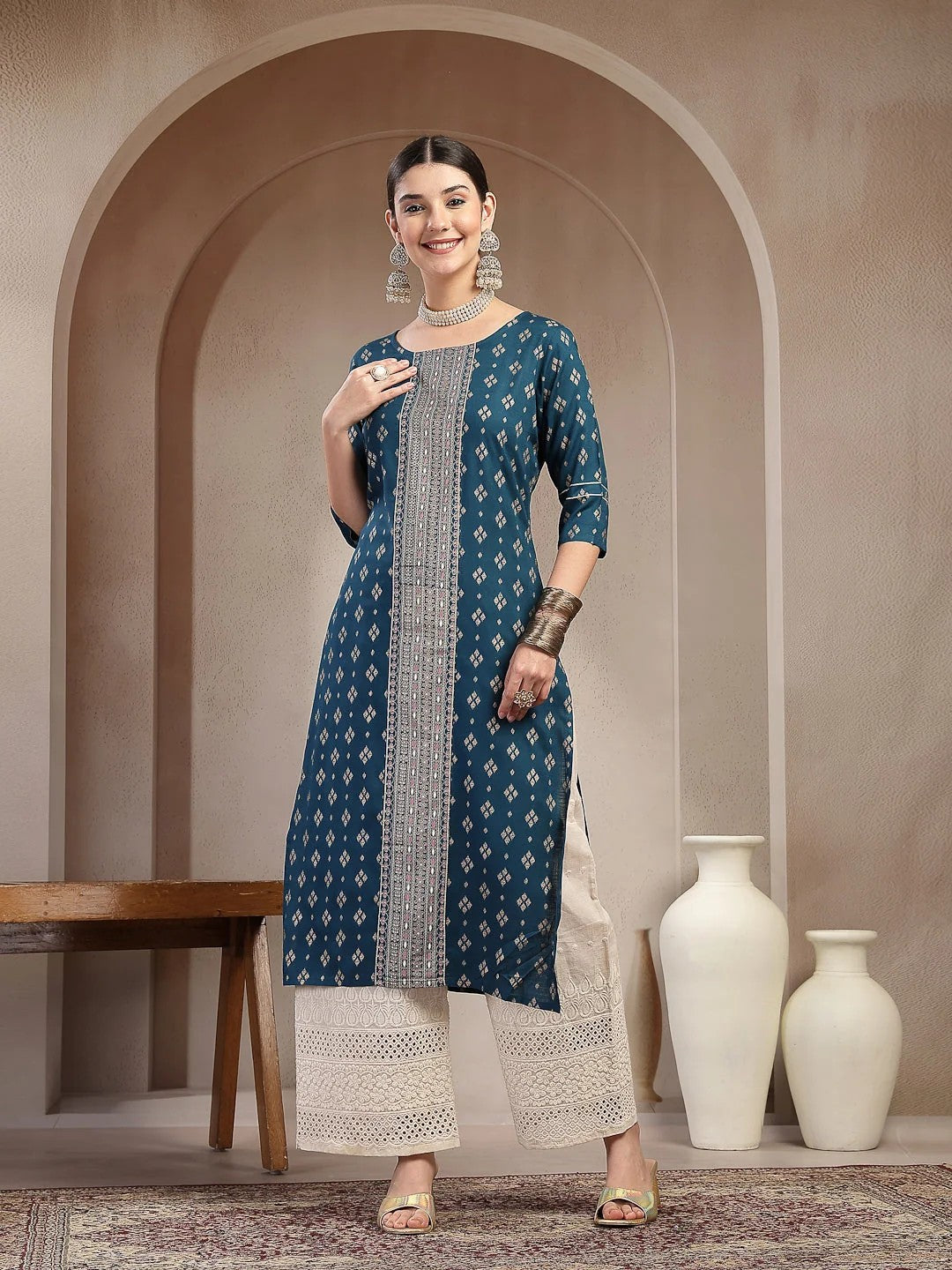 KURTA-Rayon Straight Kurta