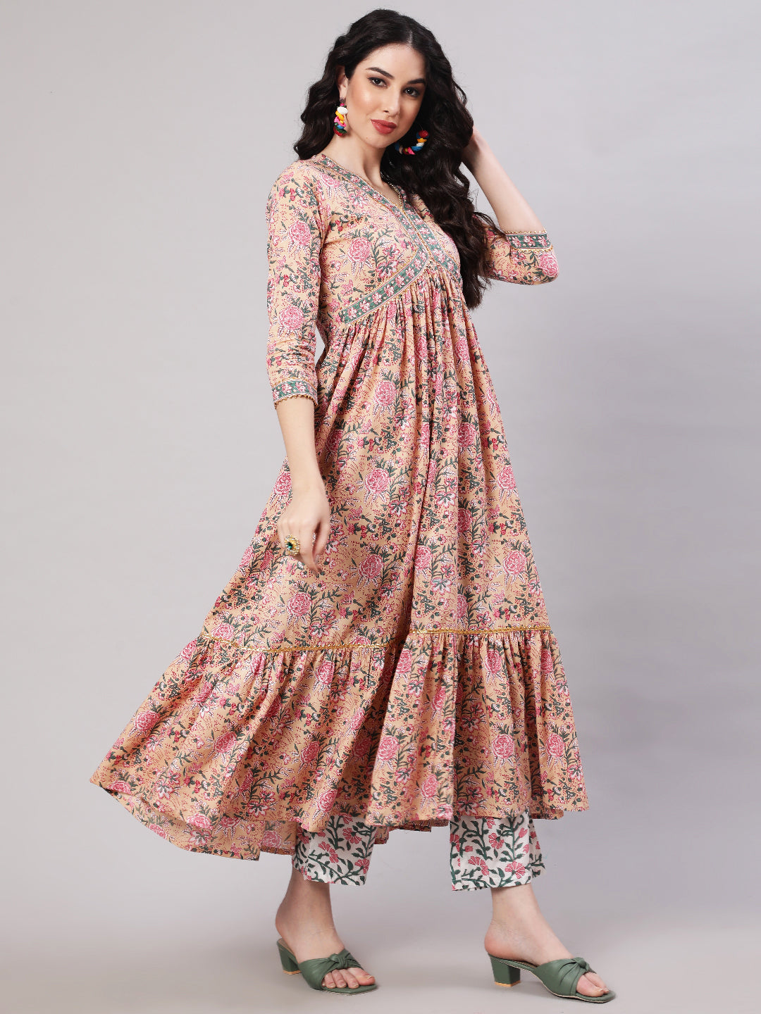 DUPATTA SETS-A Line Pure Cotton