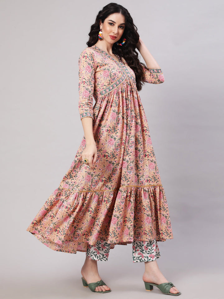 DUPATTA SETS-A Line Pure Cotton
