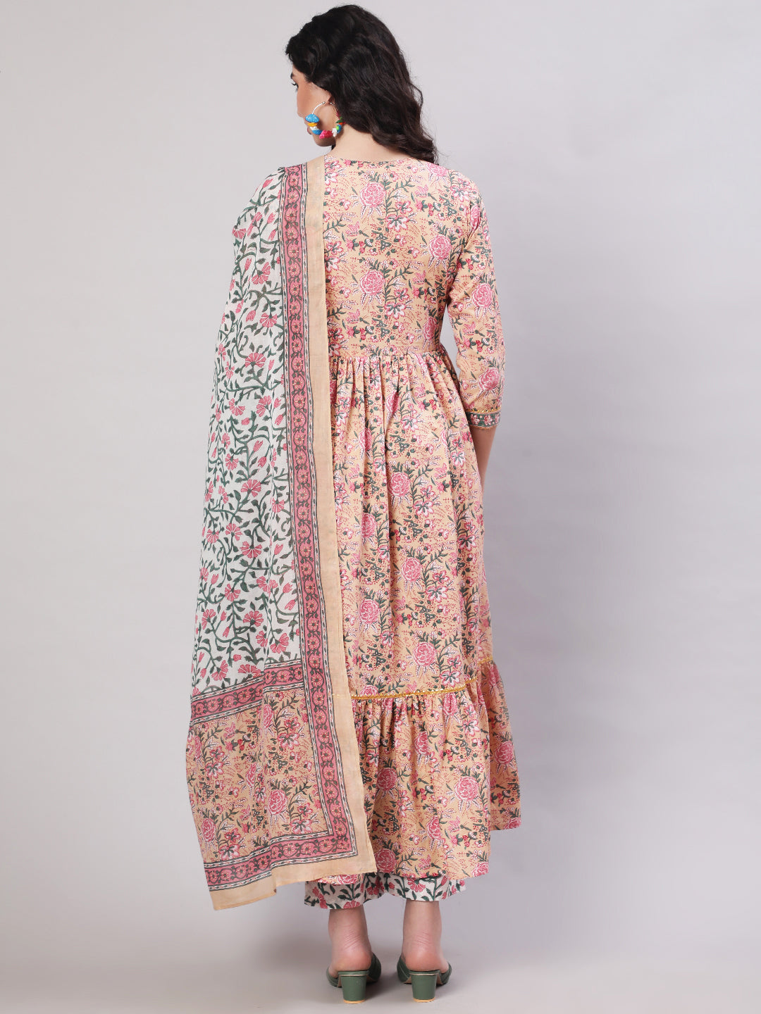 DUPATTA SETS-A Line Pure Cotton
