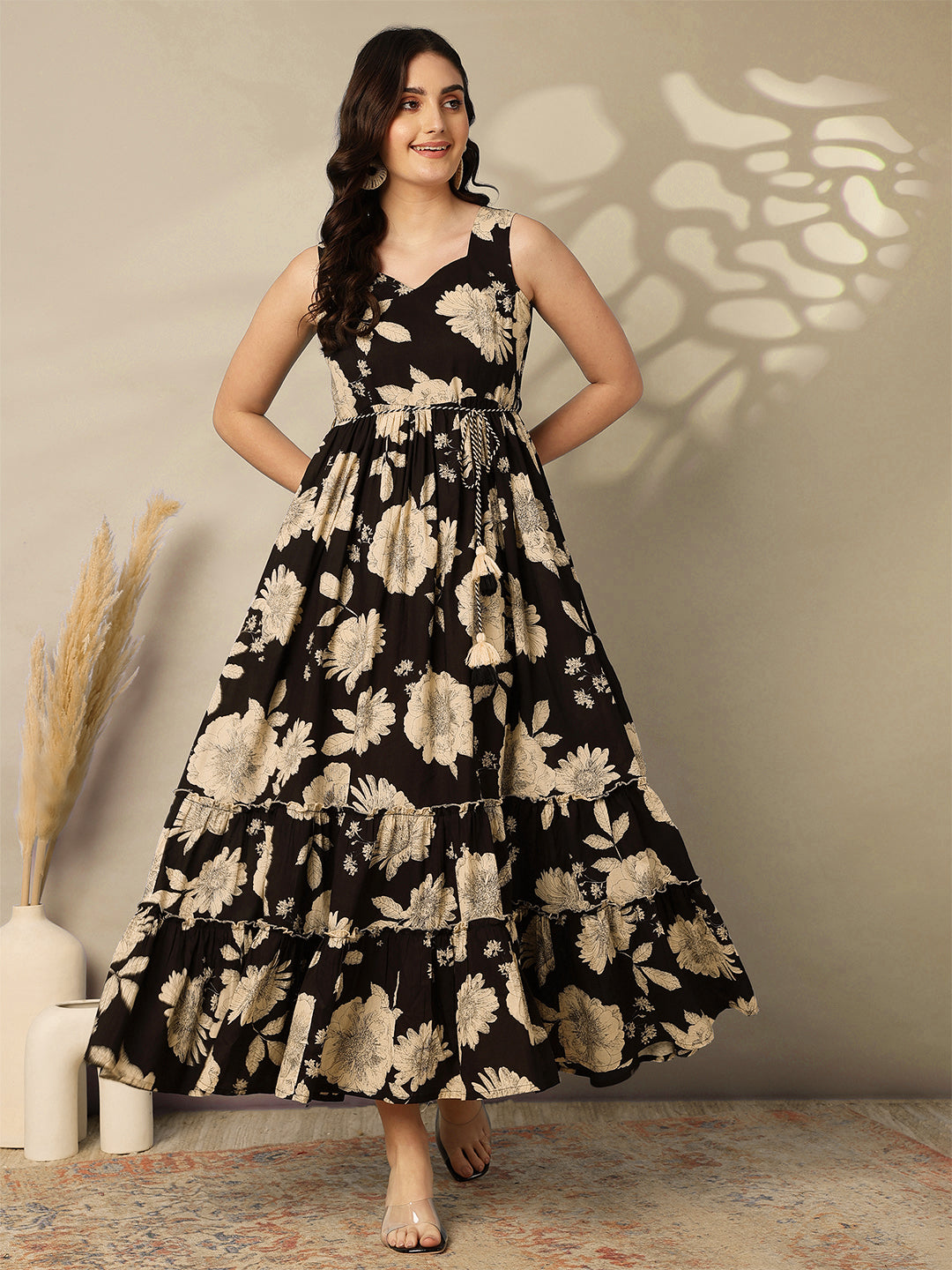 DRESS-Long Pure Cotton