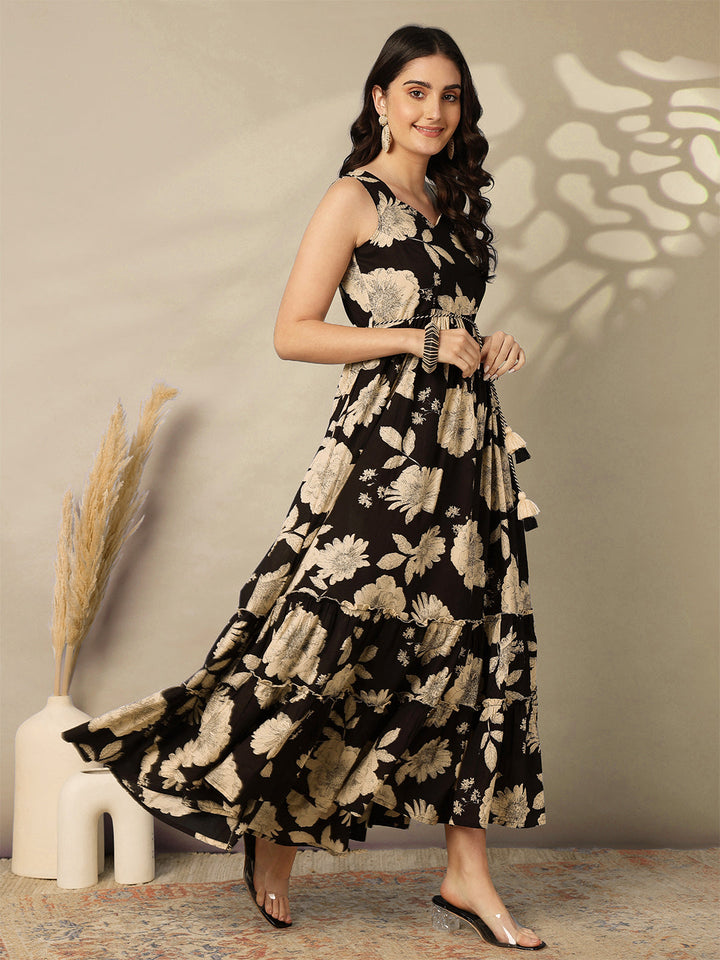 DRESS-Long Pure Cotton