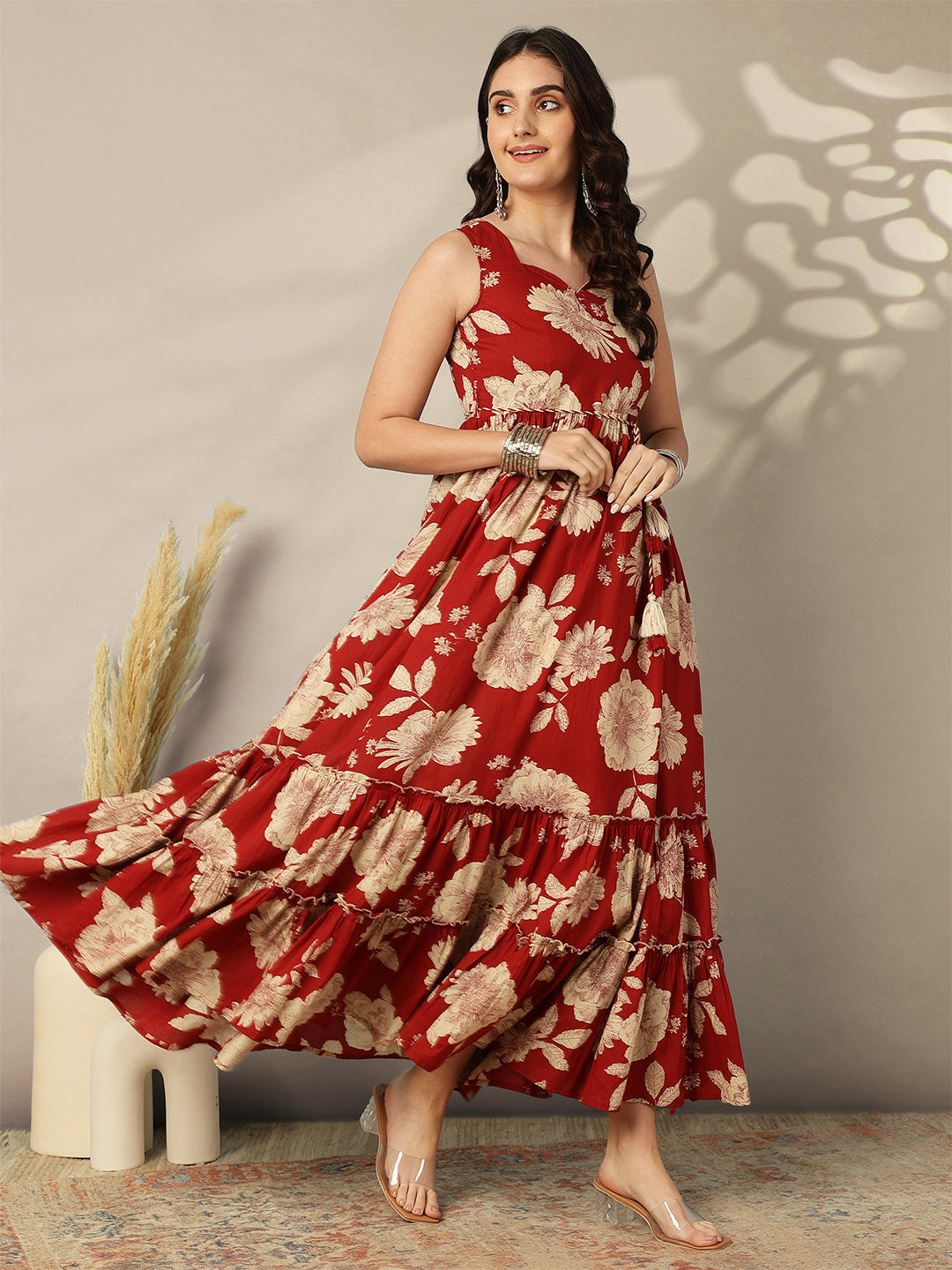 DRESS-Long Pure Cotton