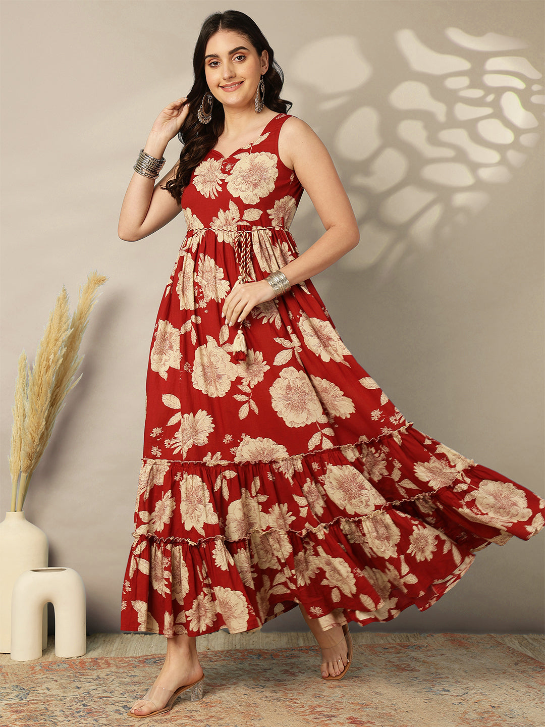 DRESS-Long Pure Cotton