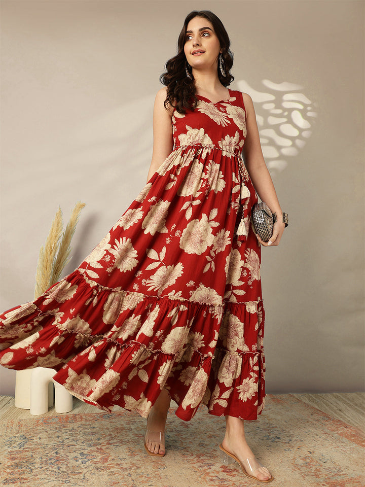 DRESS-Long Pure Cotton