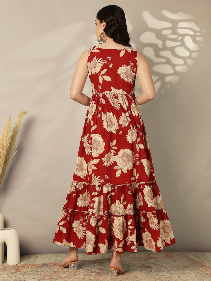 DRESS-Long Pure Cotton