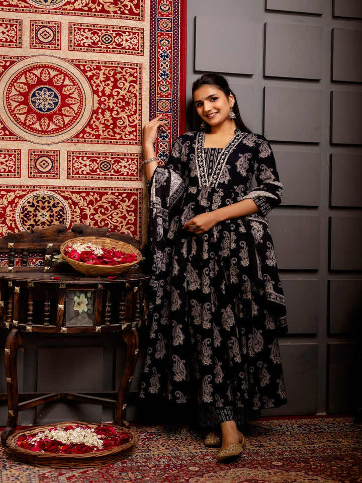 DUPATTA SETS-A Line Cotton