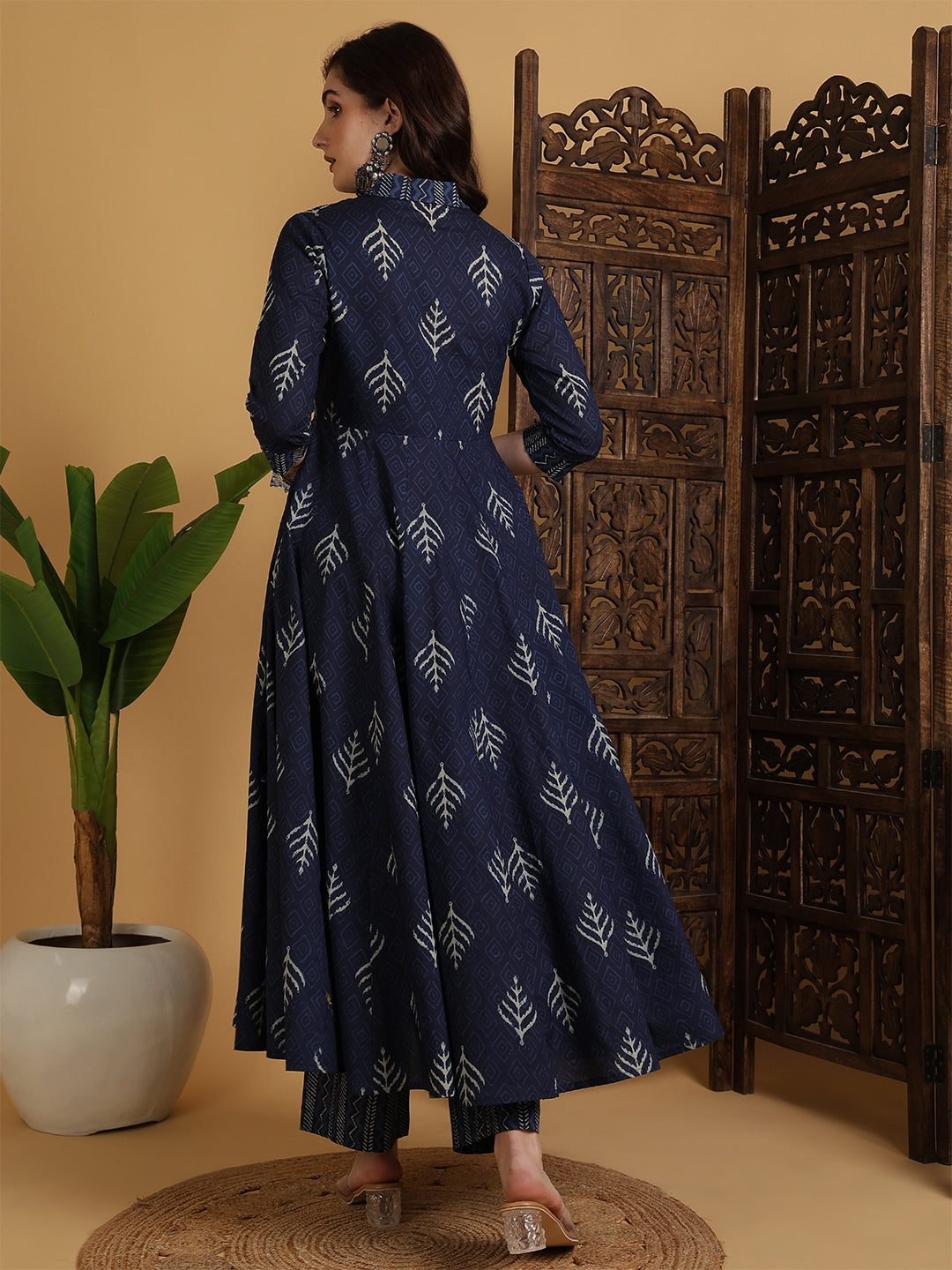 KURTA PANT-Flared Cotton