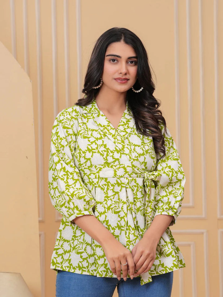 TOP-Cotton Printed
