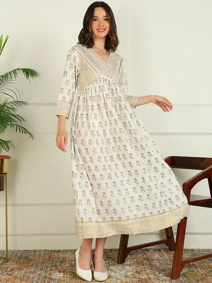 DRESS-Long Rayon