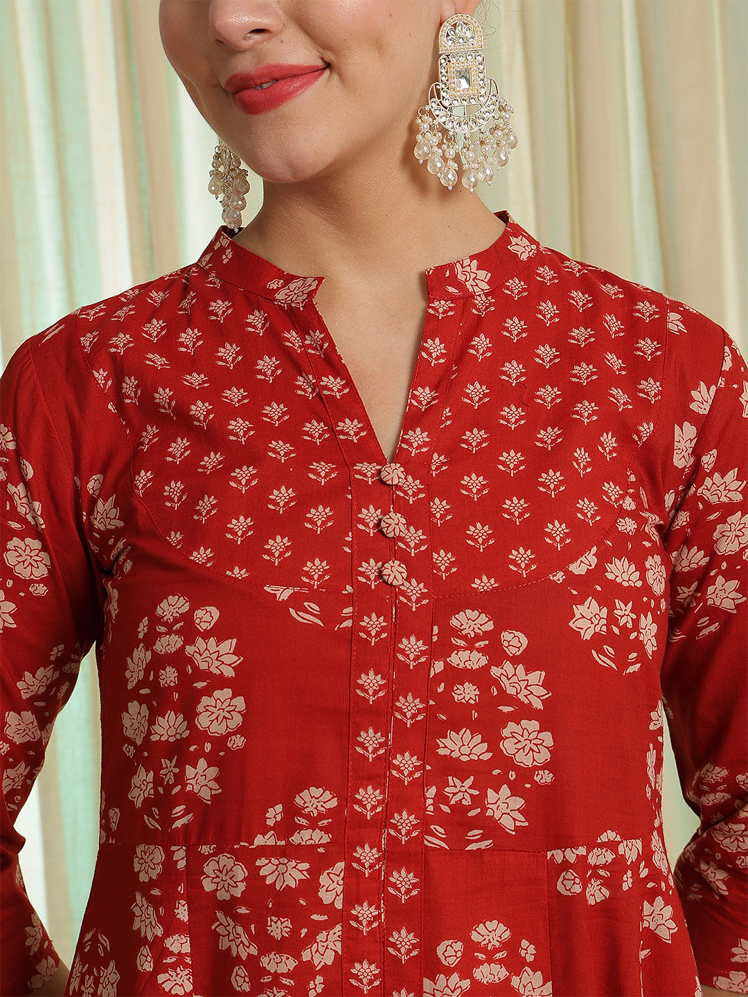 DUPATTA SETS - Flared Pure Cotton