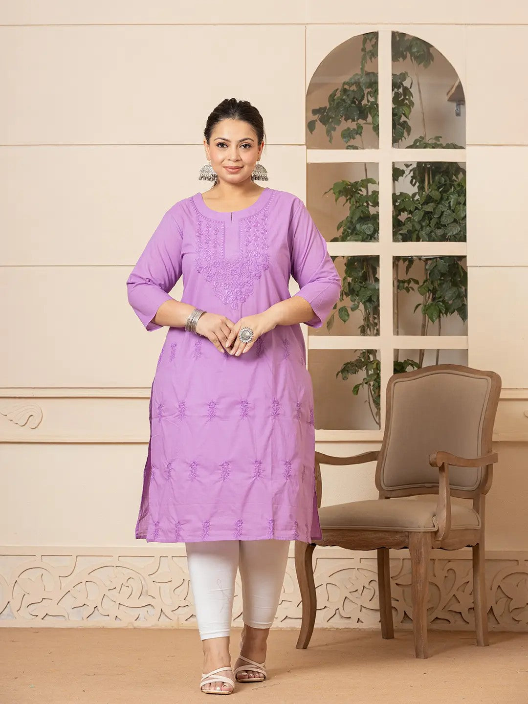 KURTA-Straight Plus Size