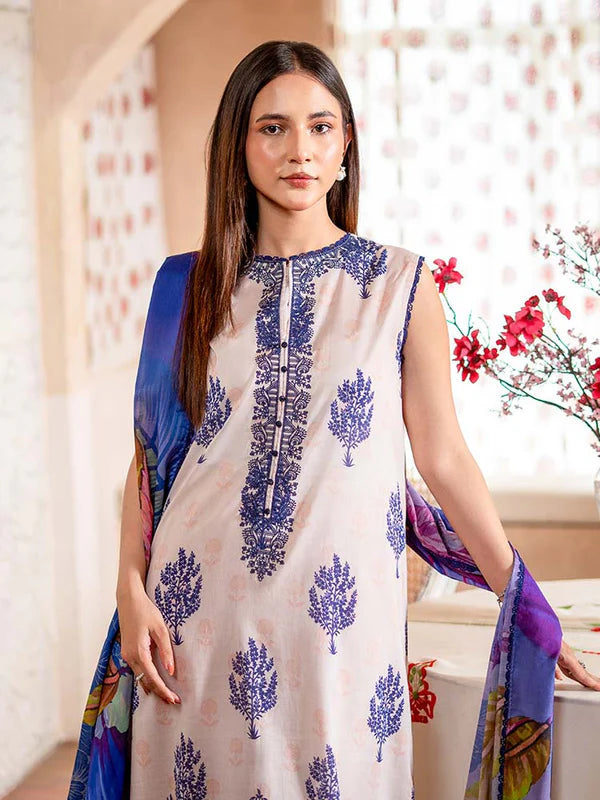 UNSTITCHED 3Pc BN-Pak