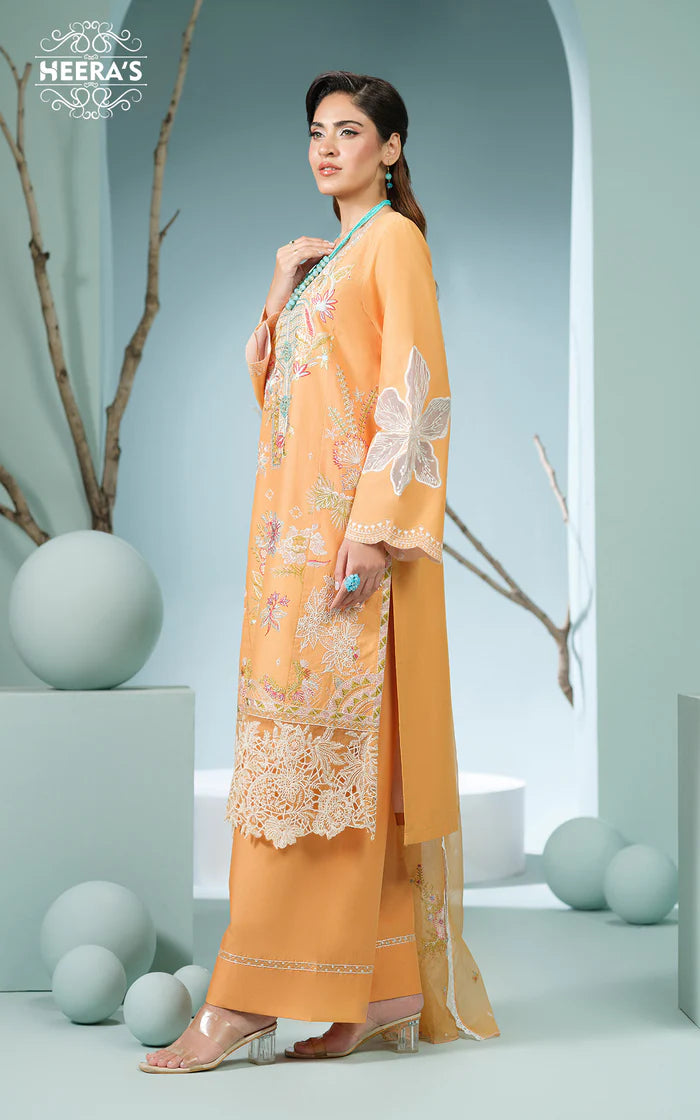DUPATTA SET-Saffron Élite