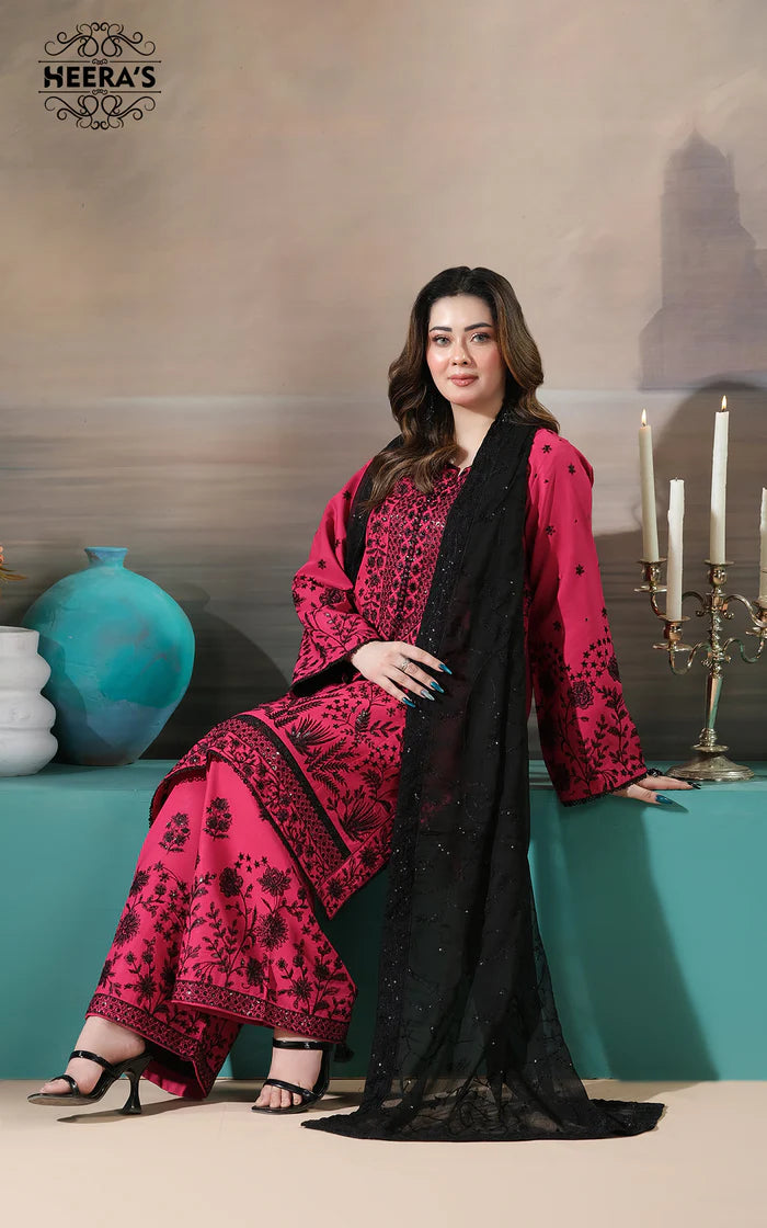 DUPATTA SET-Scarlet Royale