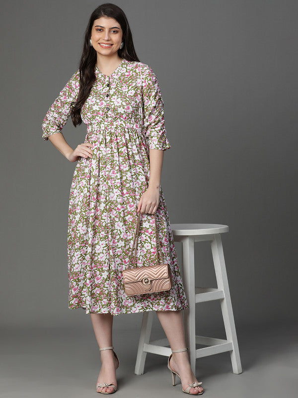 DRESS - PINK FLORAL