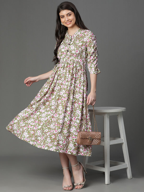 DRESS - PINK FLORAL