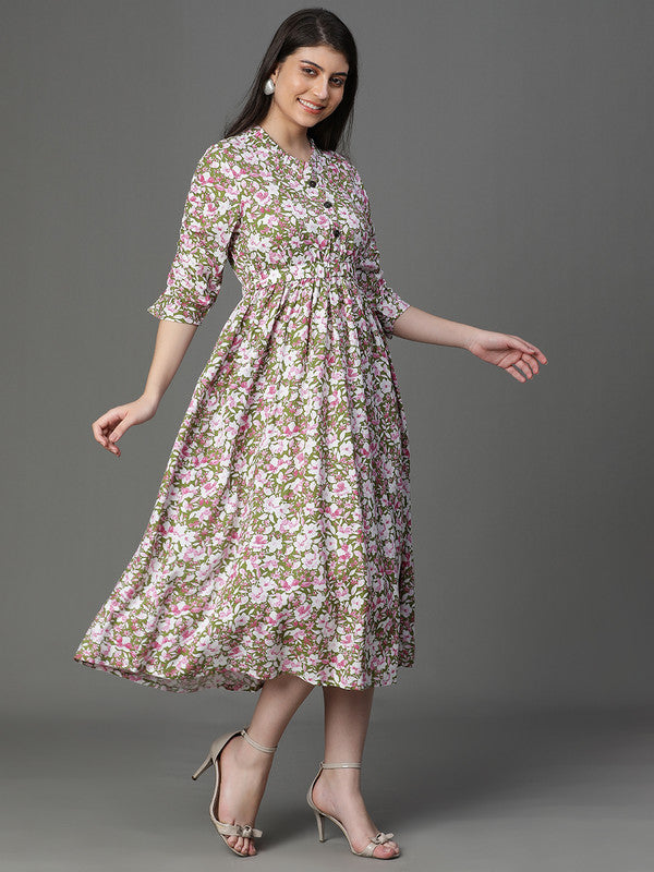 DRESS - PINK FLORAL