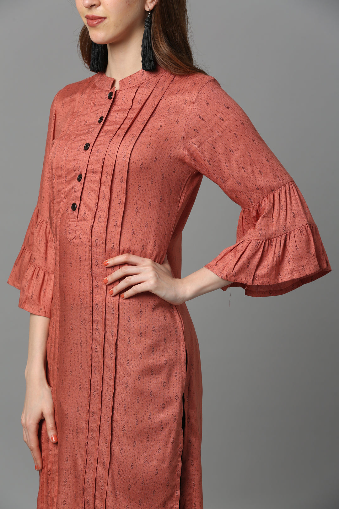 KURTA-Mustard, Cotton