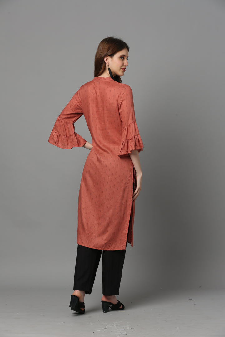 KURTA-Mustard, Cotton