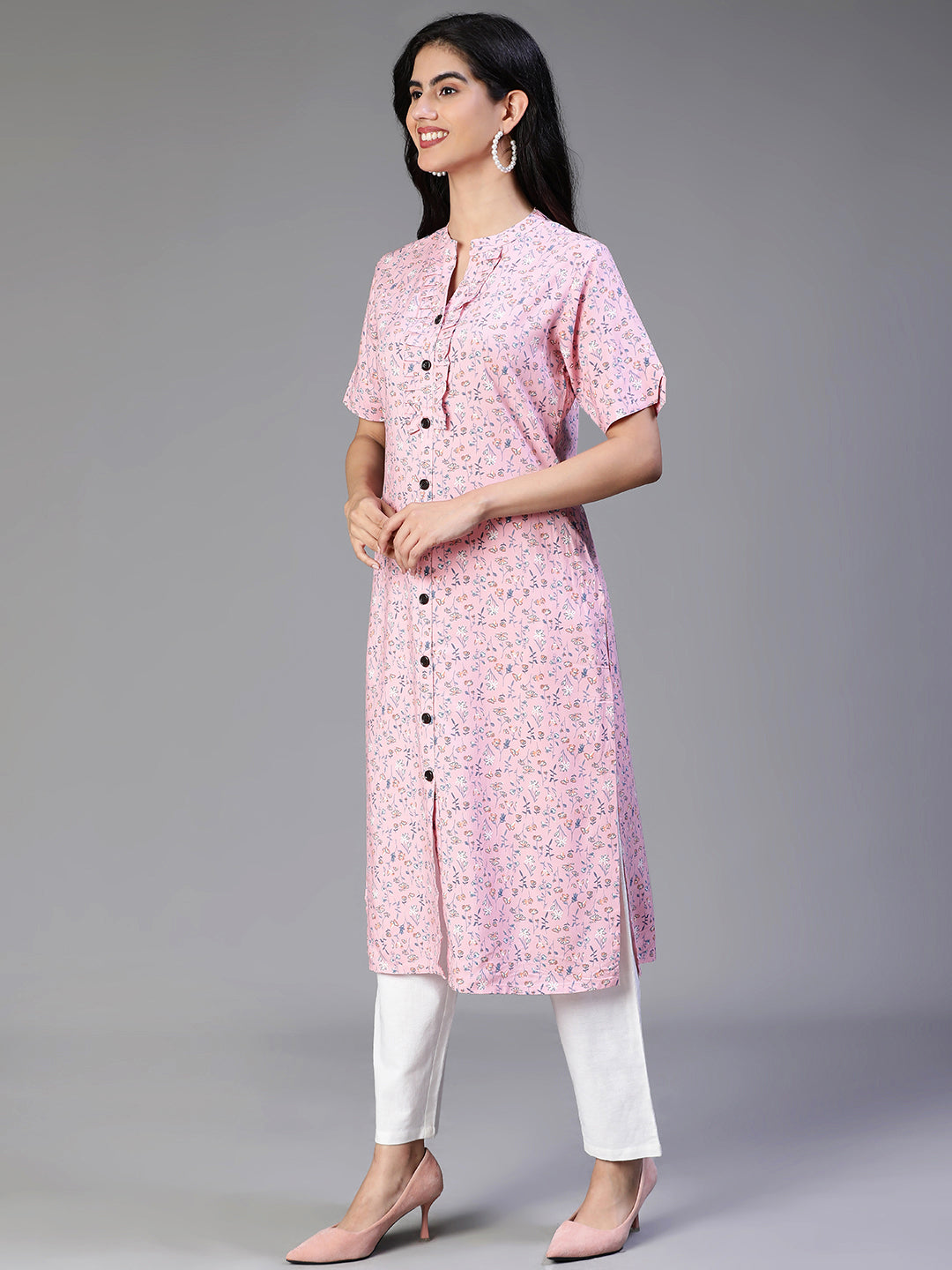 KURTA-Pink Cotton