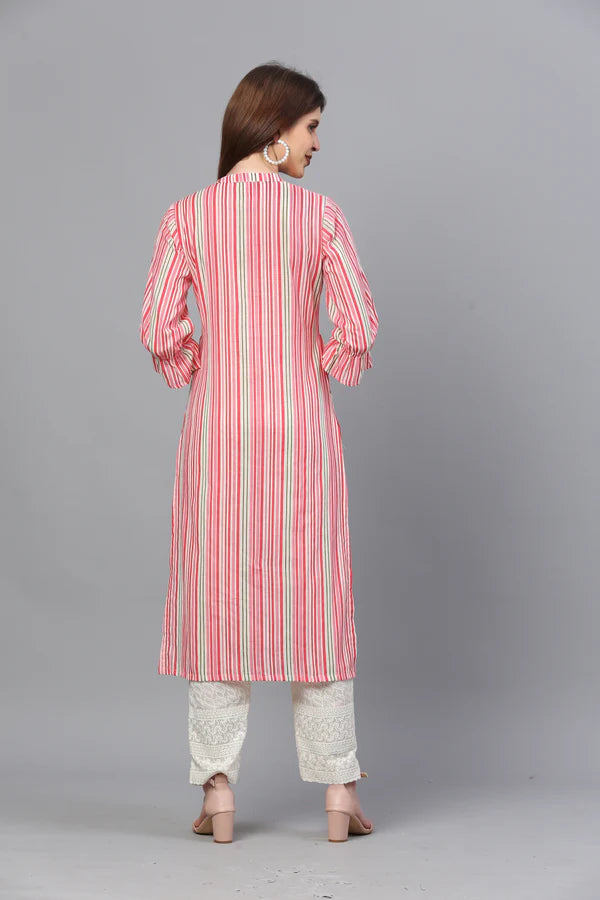 KURTA-Cream Cotton Kurta