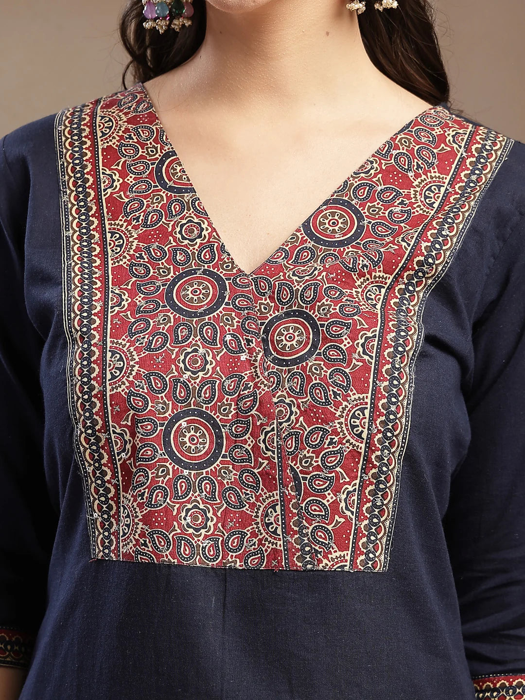 KURTA-Solid Cotton Straight