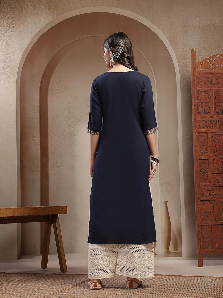KURTA-Solid Cotton Straight