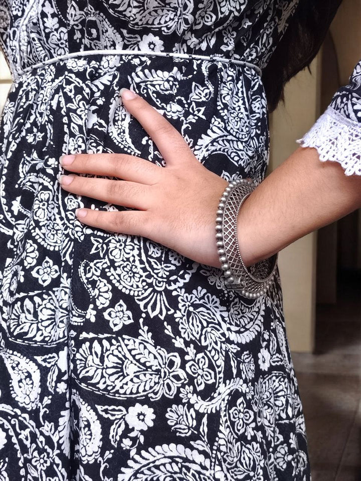 BRACELET-Brass01 Oxidized Kada