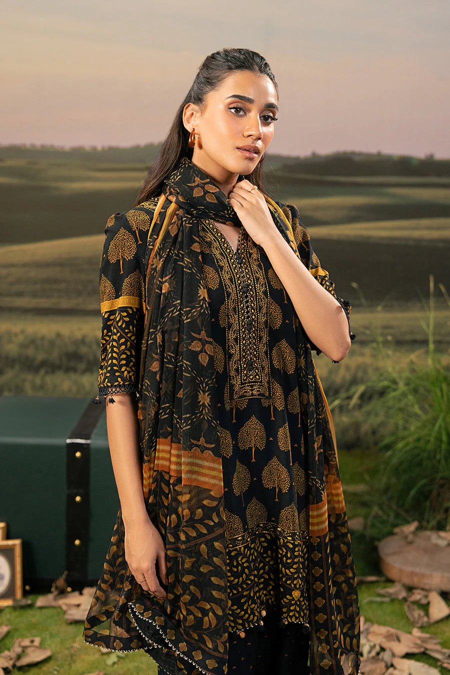 UNSTITCHED 3Pc MB-Pak