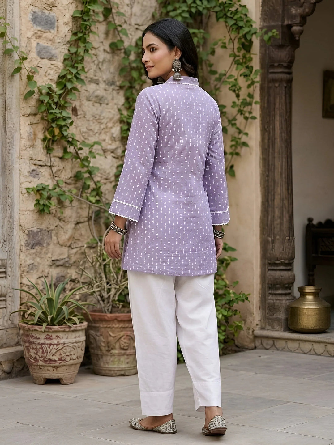 CO-ORDS-Lvdr Printed Cotton