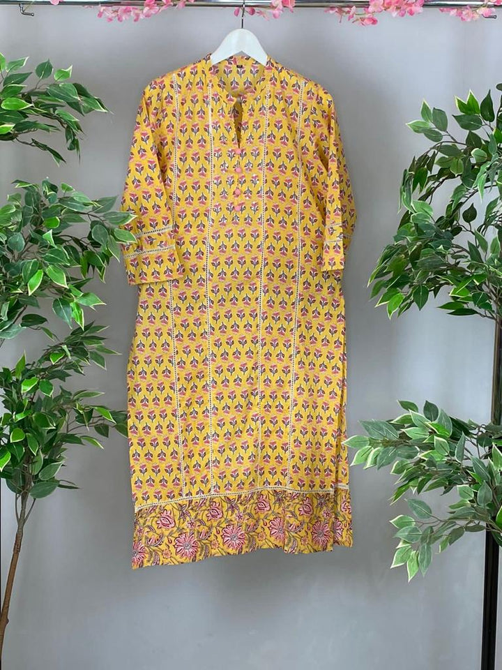 KURTA - Yellow color Kurta