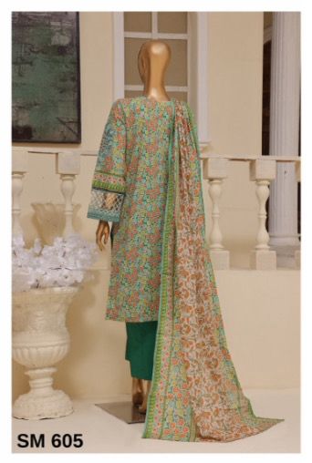 DUPATTA SET GREEN