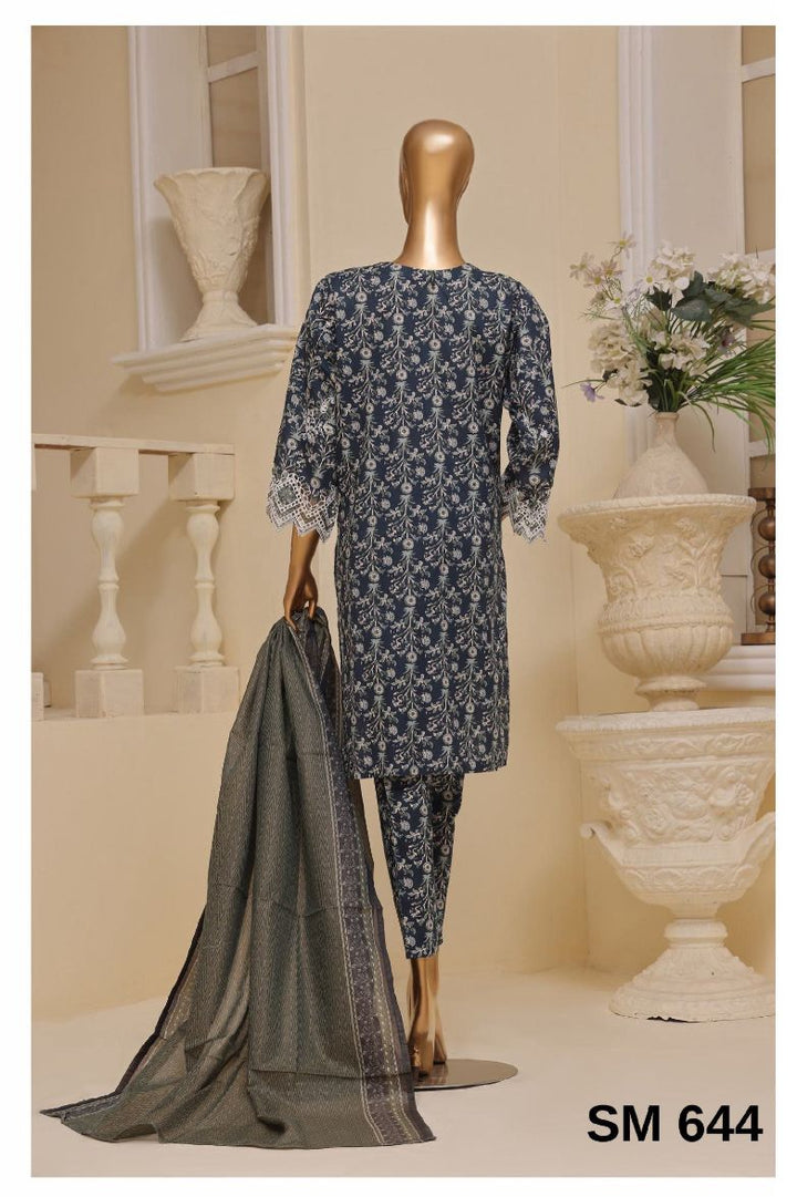 DUPATTA SET GREY